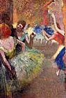 Edgar Degas Canvas Paintings - Ballet Scene I